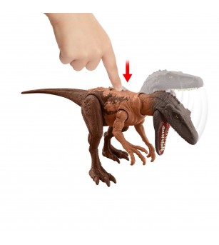 Figurina Jurassic World Dino Trackers - Strike Attack, Dinozaur Herrerasaurus - Jucării cu dinozauri