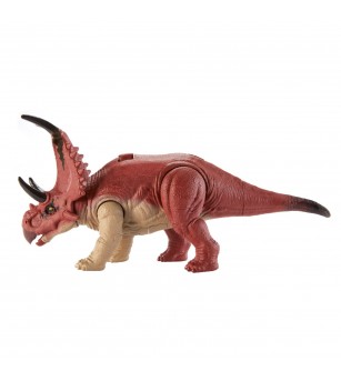Figurina Jurassic World Dino Trackers - Wild Roar, Dinozaur Diabloceratops - Jucării cu dinozauri