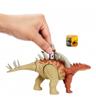 Figurina Jurassic World Dino Trackers - Strike Attack, Gigantspinosaurus - Jucării cu dinozauri
