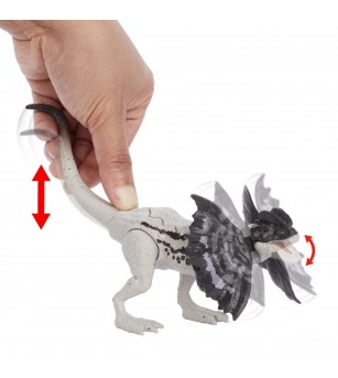 Figurina Jurassic World Dino Trackers - Strike Attack, Dilophosaurus - Jucării cu dinozauri