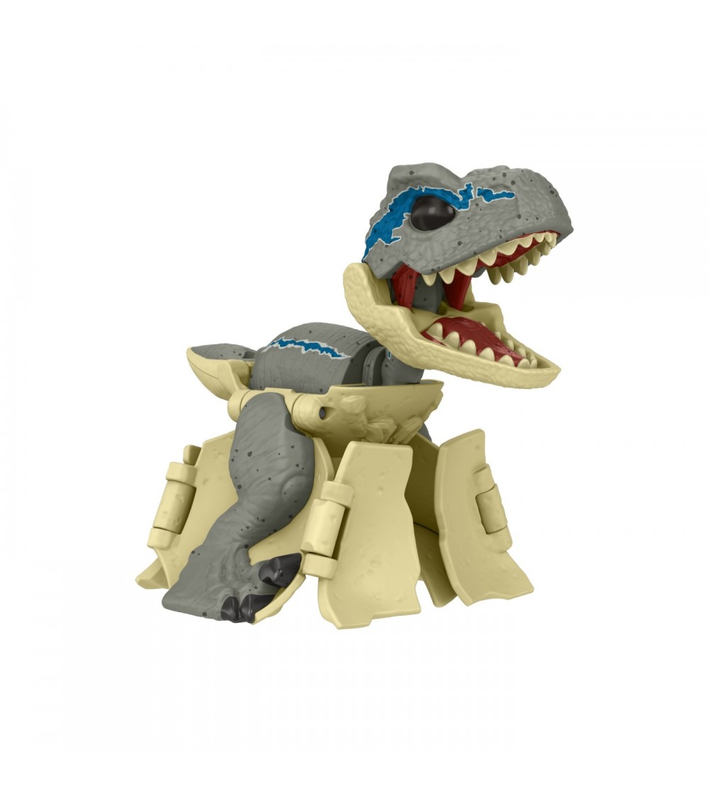 Jurassic world fierce changers hidden hatchers dinozaur transformabil velociraptor blue - Jucării cu dinozauri
