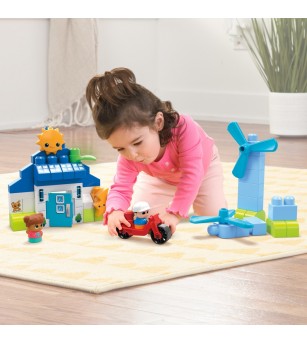 Mega Bloks, set constructie 92 piese - Jocuri construcție