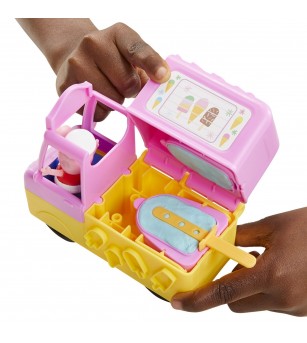 Play doh Peppa Pig si masina de inghetata - Seturi cu plastilină și modelare
