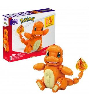 Pokemon Mega Construx Jumbo Charmander Salameche - Figurine