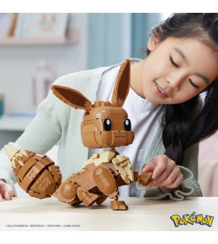 Pokemon Mega Construx Jumbo Eevee - Figurine