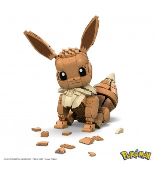 Pokemon Mega Construx Jumbo Eevee - Figurine