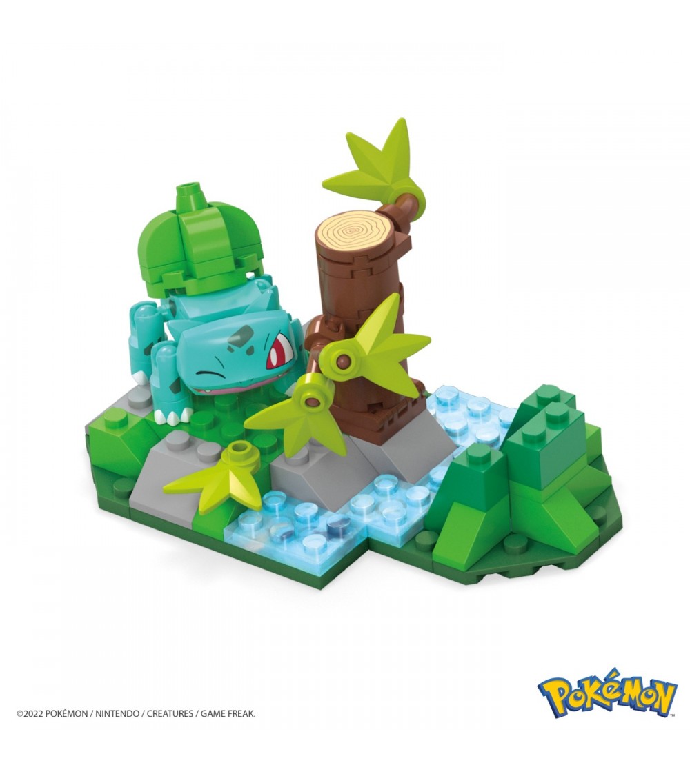 Pokemon Mega set de constructie padurea lui Bulbasaurus - Figurine Pokemon Mega set de constructie padurea lui Bulbasaurus - Figurine
