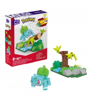 Pokemon Mega set de constructie padurea lui Bulbasaurus - Figurine Pokemon Mega set de constructie padurea lui Bulbasaurus - Figurine
