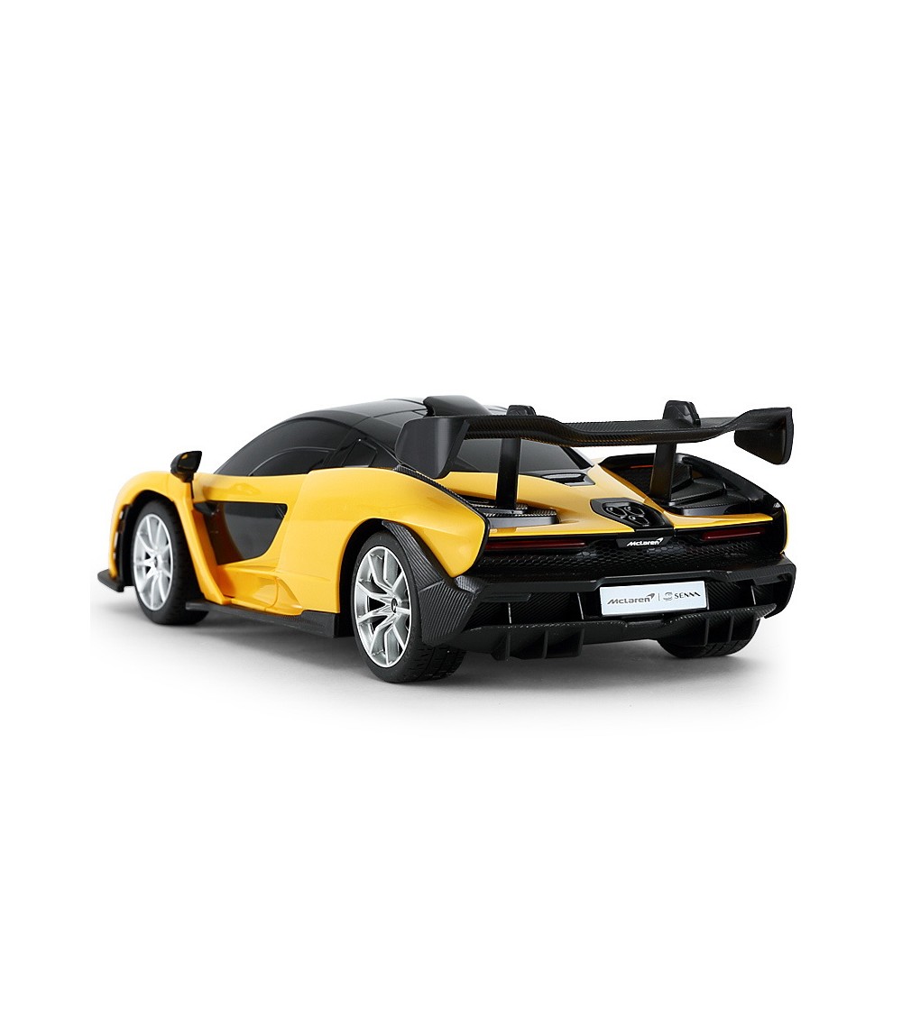 Masina cu telecomanda McLaren Senna galben cu scara 1 la 18 - Mașinuțe cu telecomandă