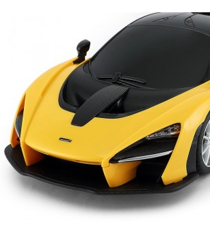 Masina cu telecomanda McLaren Senna galben cu scara 1 la 18 - Mașinuțe cu telecomandă