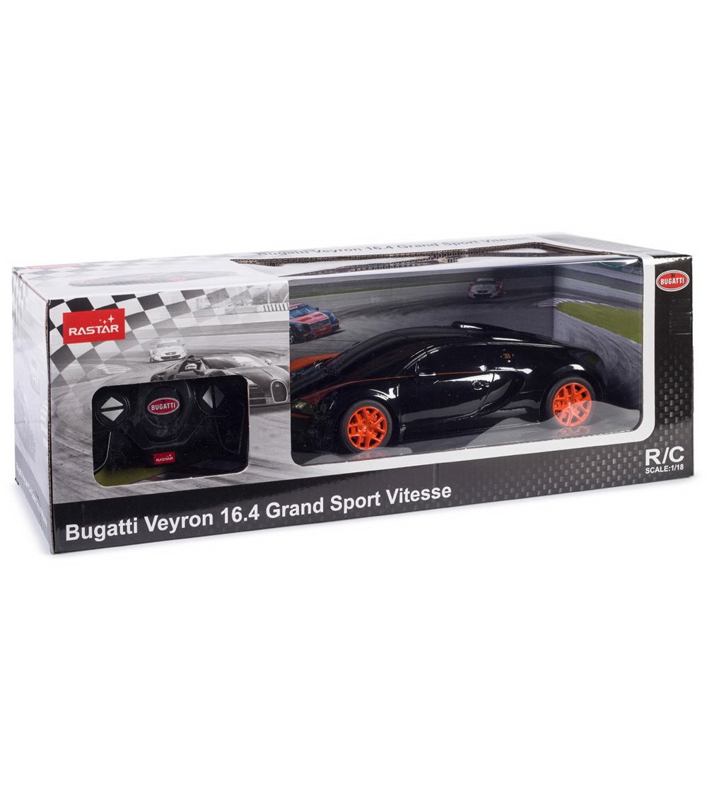 Masina cu telecomanda Bugatti Grand Sport Vitesse negru cu scara 1 la 18 - Mașinuțe cu telecomandă Masina cu telecomanda Bugatti Grand Sport Vitesse negru cu scara 1 la 18 - Mașinuțe cu telecomandă