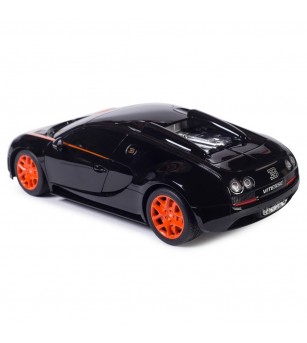 Masina cu telecomanda Bugatti Grand Sport Vitesse negru cu scara 1 la 18 - Mașinuțe cu telecomandă Masina cu telecomanda Bugatti Grand Sport Vitesse negru cu scara 1 la 18 - Mașinuțe cu telecomandă