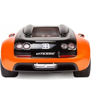 Masina cu telecomanda Bugatti Grand Sport Vitesse portocalie cu scara 1 la 18 - Mașinuțe cu telecomandă Masina cu telecomanda Bugatti Grand Sport Vitesse portocalie cu scara 1 la 18 - Mașinuțe cu telecomandă
