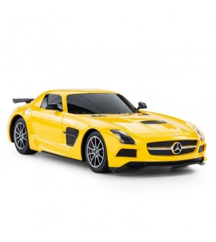 Masina cu telecomanda Mercedes-Benz SLS AMG galbena cu scara 1 la 18 - Mașinuțe cu telecomandă Masina cu telecomanda Mercedes-Benz SLS AMG galbena cu scara 1 la 18 - Mașinuțe cu telecomandă