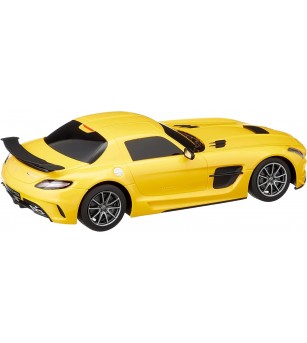 Masina cu telecomanda Mercedes-Benz SLS AMG galbena cu scara 1 la 18 - Mașinuțe cu telecomandă Masina cu telecomanda Mercedes-Benz SLS AMG galbena cu scara 1 la 18 - Mașinuțe cu telecomandă