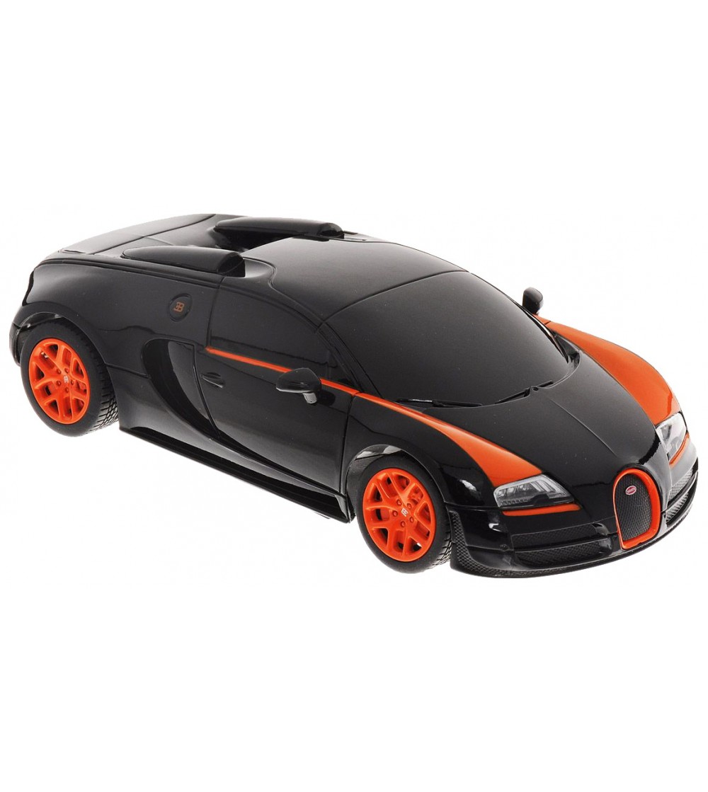 Masina cu telecomanda Bugatti Grand Sport Vitesse negru cu scara 1 la 24 - Mașinuțe cu telecomandă Masina cu telecomanda Bugatti Grand Sport Vitesse negru cu scara 1 la 24 - Mașinuțe cu telecomandă