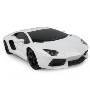 Masina cu telecomanda Lamborghini Aventador alb cu scara 1 la 24 - Mașinuțe cu telecomandă Masina cu telecomanda Lamborghini Aventador alb cu scara 1 la 24 - Mașinuțe cu telecomandă