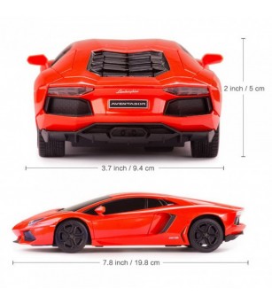 Masina cu telecomanda Lamborghini Aventador rosu cu scara 1 la 24 - Mașinuțe cu telecomandă Masina cu telecomanda Lamborghini Aventador rosu cu scara 1 la 24 - Mașinuțe cu telecomandă