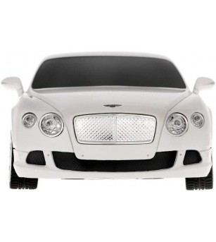 Masina cu telecomanda Bentley Continental GT alb cu scara 1 la 24 - Mașinuțe cu telecomandă