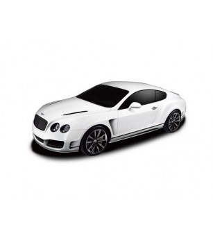 Masina cu telecomanda Bentley Continental GT alb cu scara 1 la 24 - Mașinuțe cu telecomandă