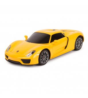 Masina cu telecomanda Porsche 918 Spyder galben cu scara 1 la 24 - Mașinuțe cu telecomandă Masina cu telecomanda Porsche 918 Spyder galben cu scara 1 la 24 - Mașinuțe cu telecomandă