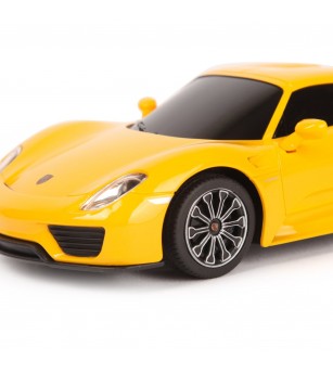 Masina cu telecomanda Porsche 918 Spyder galben cu scara 1 la 24 - Mașinuțe cu telecomandă Masina cu telecomanda Porsche 918 Spyder galben cu scara 1 la 24 - Mașinuțe cu telecomandă