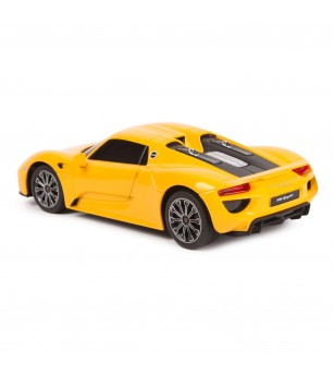 Masina cu telecomanda Porsche 918 Spyder galben cu scara 1 la 24 - Mașinuțe cu telecomandă Masina cu telecomanda Porsche 918 Spyder galben cu scara 1 la 24 - Mașinuțe cu telecomandă