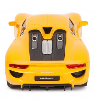 Masina cu telecomanda Porsche 918 Spyder galben cu scara 1 la 24 - Mașinuțe cu telecomandă Masina cu telecomanda Porsche 918 Spyder galben cu scara 1 la 24 - Mașinuțe cu telecomandă