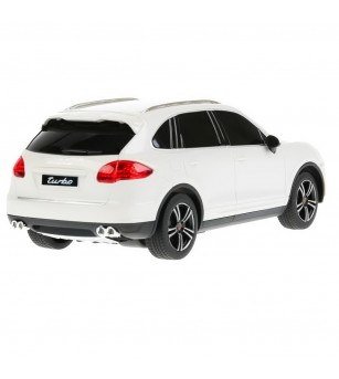 Masina cu telecomanda Porsche Cayenne Turbo alb cu scara 1 la 24 - Mașinuțe cu telecomandă Masina cu telecomanda Porsche Cayenne Turbo alb cu scara 1 la 24 - Mașinuțe cu telecomandă