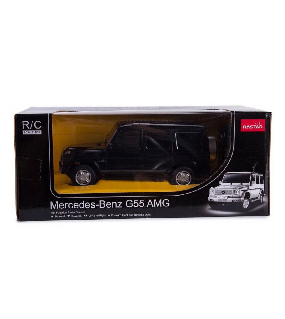 Masina cu telecomanda Mercedes-Benz G55 negru cu scara 1 la 24 - Mașinuțe cu telecomandă Masina cu telecomanda Mercedes-Benz G55 negru cu scara 1 la 24 - Mașinuțe cu telecomandă