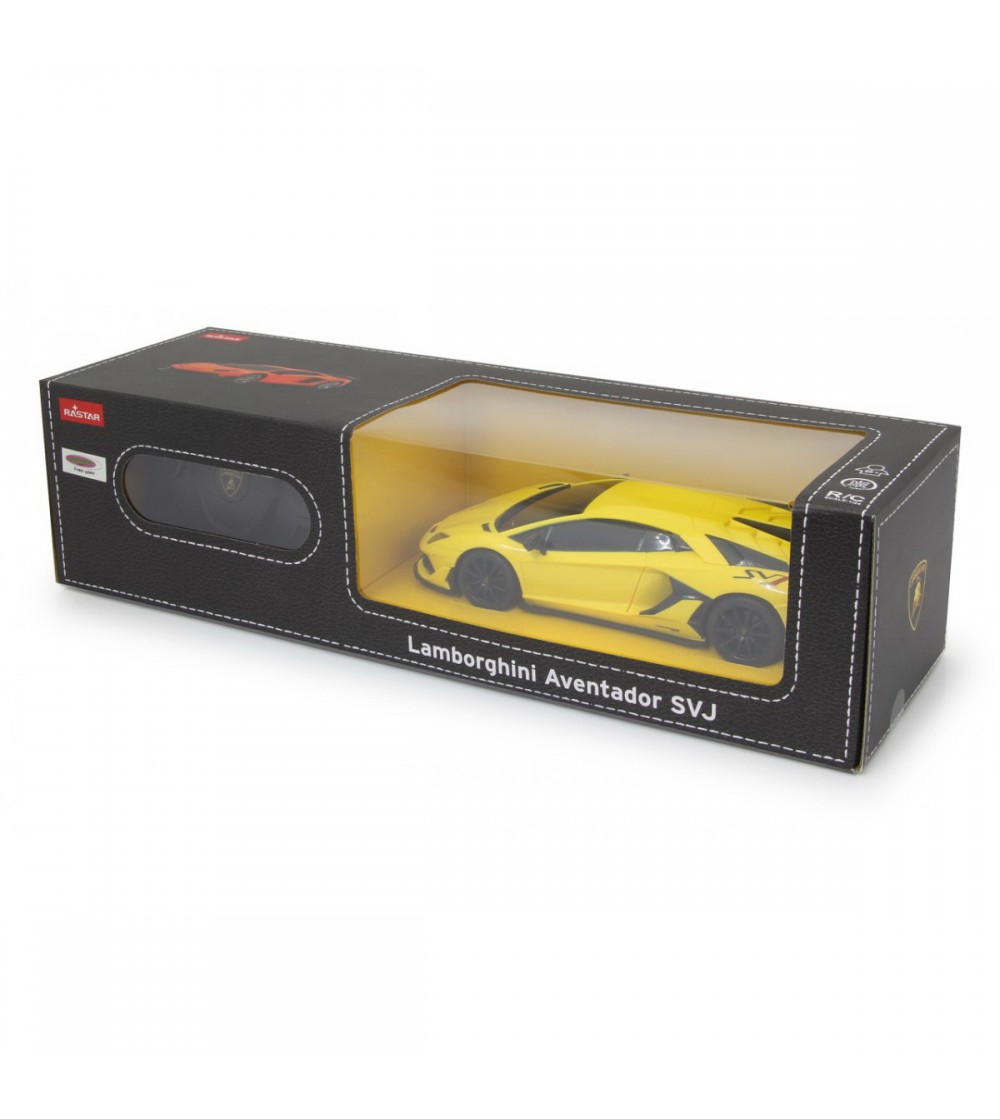 Masina cu telecomanda Lamborghini galben cu scara 1 la 24 - Mașinuțe cu telecomandă Masina cu telecomanda Lamborghini galben cu scara 1 la 24 - Mașinuțe cu telecomandă