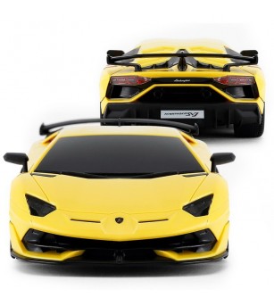 Masina cu telecomanda Lamborghini galben cu scara 1 la 24 - Mașinuțe cu telecomandă Masina cu telecomanda Lamborghini galben cu scara 1 la 24 - Mașinuțe cu telecomandă
