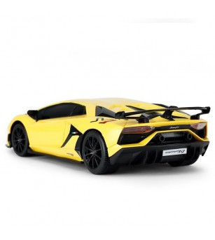 Masina cu telecomanda Lamborghini galben cu scara 1 la 24 - Mașinuțe cu telecomandă Masina cu telecomanda Lamborghini galben cu scara 1 la 24 - Mașinuțe cu telecomandă