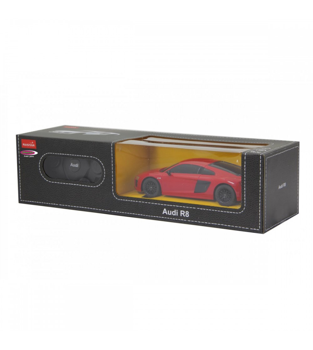 Masina cu telecomanda Audi R8 rosu cu scara 1 la 24 - Mașinuțe cu telecomandă Masina cu telecomanda Audi R8 rosu cu scara 1 la 24 - Mașinuțe cu telecomandă