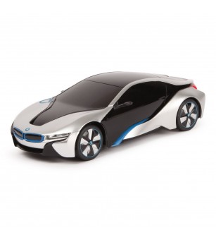 Masina cu telecomanda BMW I8 argintie scara 1 la 24 - Mașinuțe cu telecomandă Masina cu telecomanda BMW I8 argintie scara 1 la 24 - Mașinuțe cu telecomandă