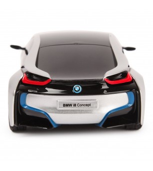 Masina cu telecomanda BMW I8 argintie scara 1 la 24 - Mașinuțe cu telecomandă Masina cu telecomanda BMW I8 argintie scara 1 la 24 - Mașinuțe cu telecomandă