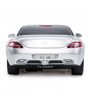 Masina cu telecomanda Mercedes-Benz SLS AMG argintie scara 1 la 24 - Mașinuțe cu telecomandă Masina cu telecomanda Mercedes-Benz SLS AMG argintie scara 1 la 24 - Mașinuțe cu telecomandă
