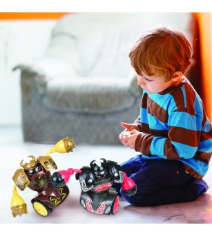 Set 2 roboti luptatori cu telecomanda Robo Kombat Viking - Jocuri STEM