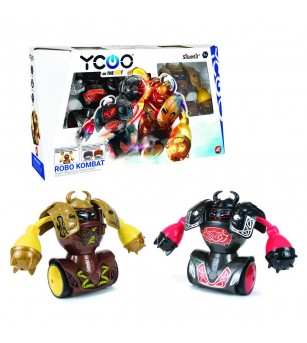 Set 2 roboti luptatori cu telecomanda Robo Kombat Viking - Jocuri STEM