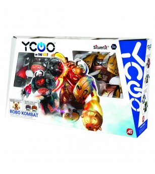 Set 2 roboti luptatori cu telecomanda Robo Kombat Viking - Jocuri STEM