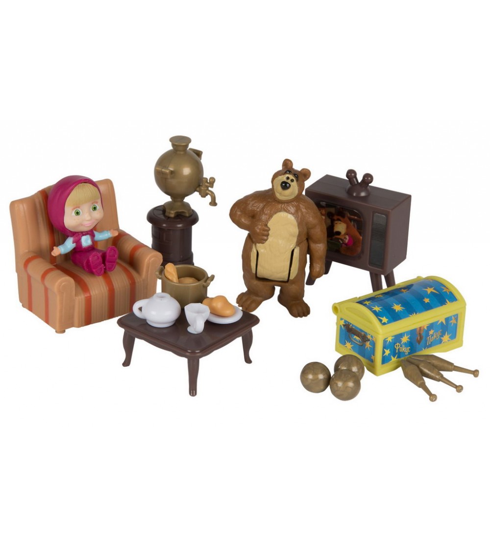 Masha Playset casa Ursului - Jucării cu Masha și ursul