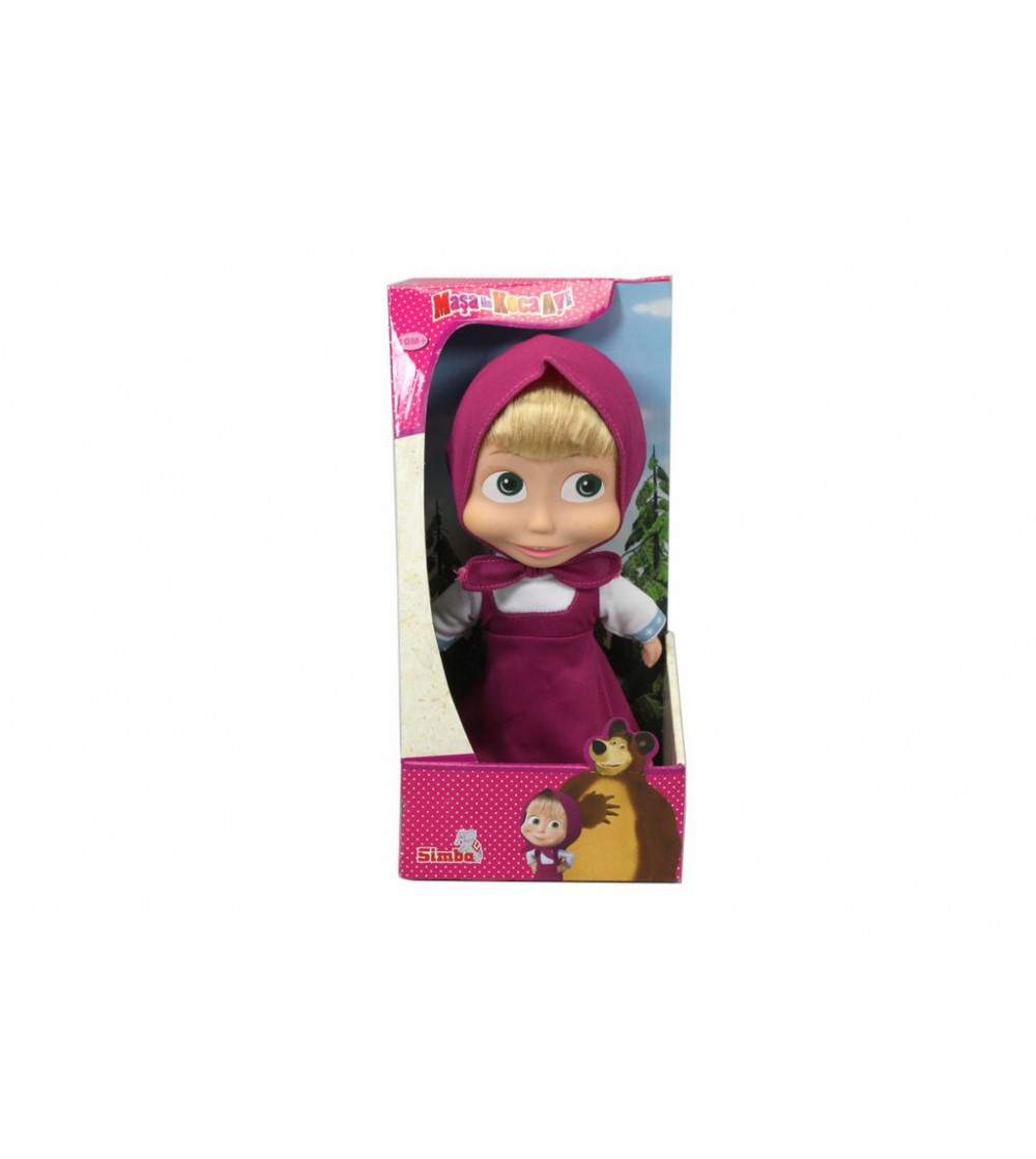 Masha cu corp moale si par 23cm - Jucării cu Masha și ursul