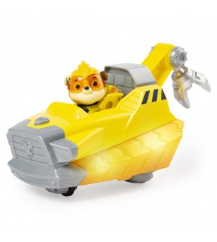 Patrula Catelusilor, vehicul cu figurina Rubble sunete si lumini - Jucării cu Patrula Cățelușilor