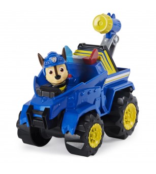 Patrula Catelusilor, set Vehicul cu Catelus Chase si figurina Dino surpriza - Jucării cu Patrula Cățelușilor