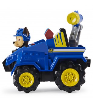 Patrula Catelusilor, set Vehicul cu Catelus Chase si figurina Dino surpriza - Jucării cu Patrula Cățelușilor