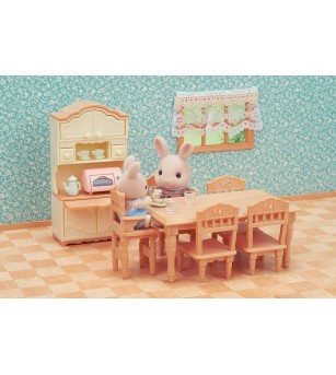 Sylvanian Families 5340 - Dining Room - Figurine Sylvanian Families 5340 - Dining Room - Figurine