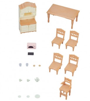Sylvanian Families 5340 - Dining Room - Figurine Sylvanian Families 5340 - Dining Room - Figurine