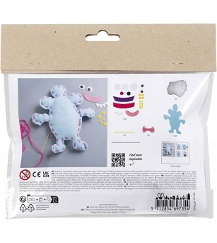 Set creativ - Kit fetru DIY - monstru - Seturi de cusut pentru copii