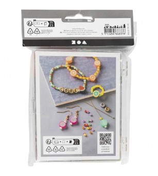 Kit creativ bijuterii - mărgele și accesorii culori îndrăznețe - Seturi cu mărgele și brățări