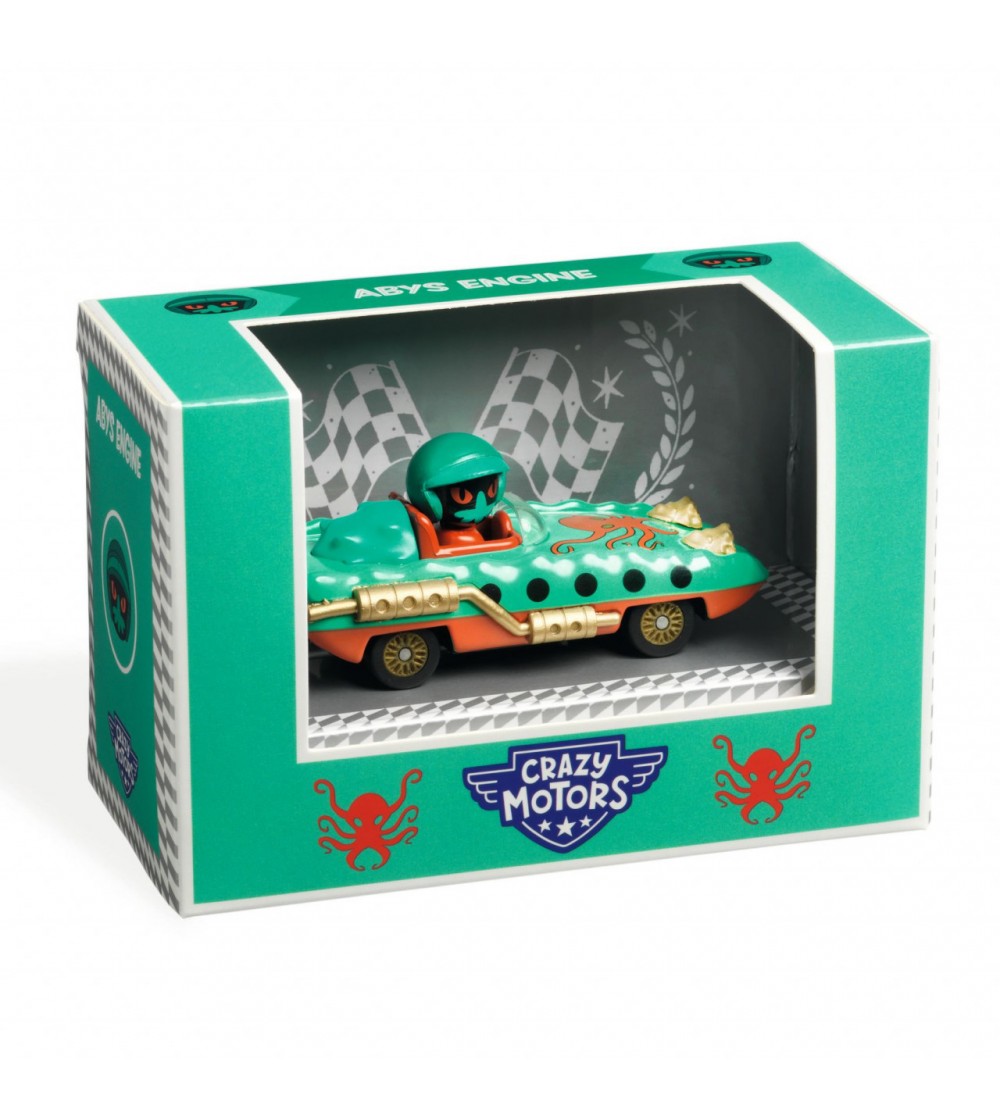 Colectia Crazy Motors Djeco, Masina de cursa Abys Engine - Vehicule de jucărie